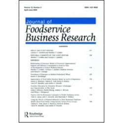Journal Of Foodservice Business Research