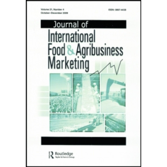 Journal Of International Food & Agribusiness Marketing