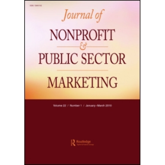Journal Of Nonprofit & Public Sector Marketing