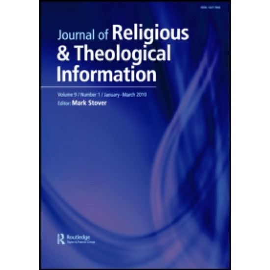 Journal Of Religious & Theological Information