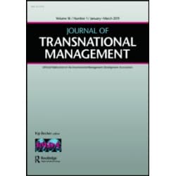 Journal Of Transnational Management