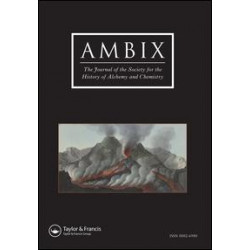 Ambix: The Journal of the Society for the History of Alchemy and Chemistry