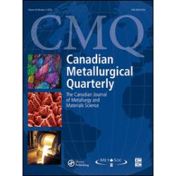 Canadian Metallurgical Quarterly (The Canadian Journal of Metallurgy and Materials Science )