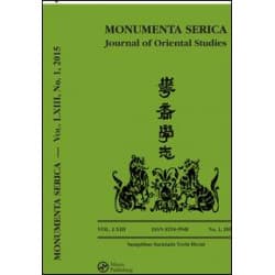 Monumenta Serica: Journal of Oriental Studies