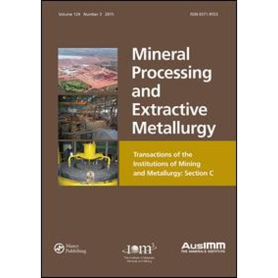 Mineral Processing and Extractice Metallurgy