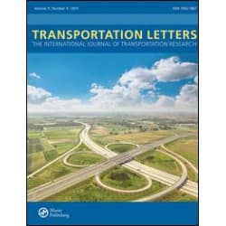Transportation Letters (The International Journal of Transportation Research)